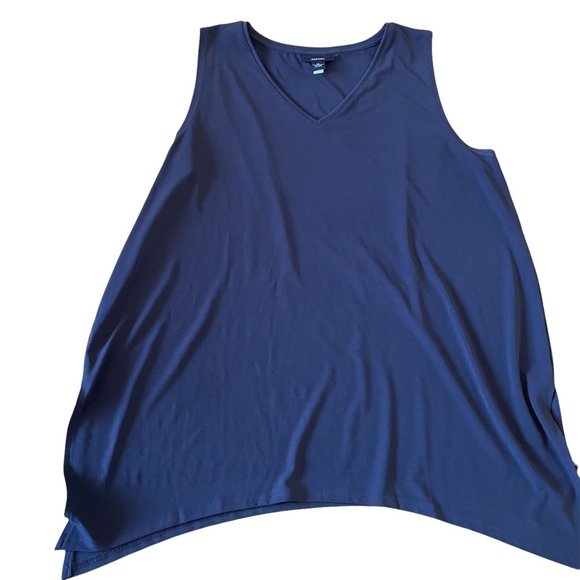 Afani Tops - Alfani Charcoal Gray Sleeveless Top Size XL